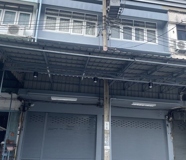 BH3498 ให้เช่าอาคารพาณิชย์ 2 ตึก 4ชั้น (3 ชั้น+โกดังชั้นบนสุด) ทำ