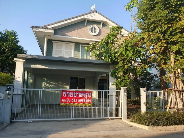 ขายขาดทุนบ้านเดี่ยว2ชั้น หมู่บ้านสีวลี อยุธยา2