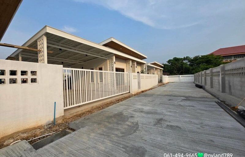ว่าง 2 หลังสุดท้ายบ้านเดี่ยวมินิมอล มูจิ ใกล้โรงพยาบาลองครักษ์