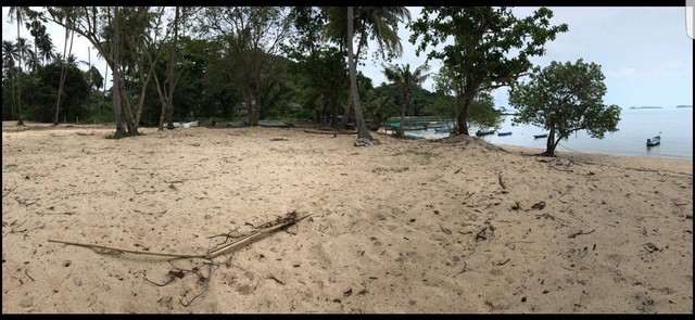 ขายที่ดิน 5-3-71.9 ไร่ ติดทะเลเกาะสมุย บ่อผุด ต.แม่น้ำ สุราษฏร์ธ