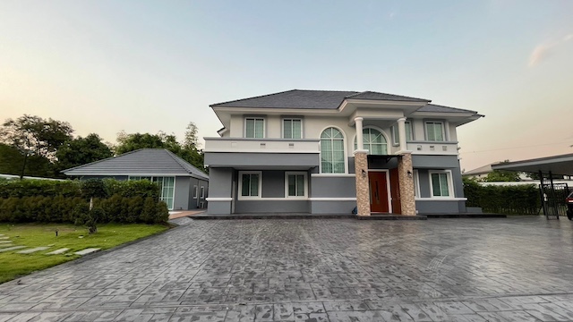 BH3537 ขายและให้เช่าบ้านหรู บ้านสวนเนรมิตร ออเงิน รามอินทรา