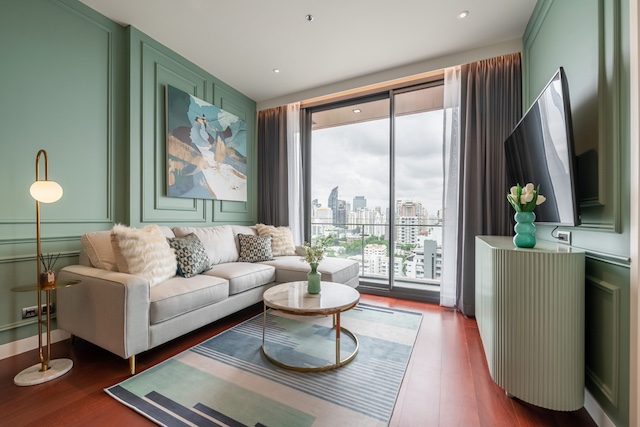 BH3558 ให้เช่าคอนโด Khun by Yoo ทองหล่อ ชั้นสูง 2 ห้องนอน 82 ตรม.