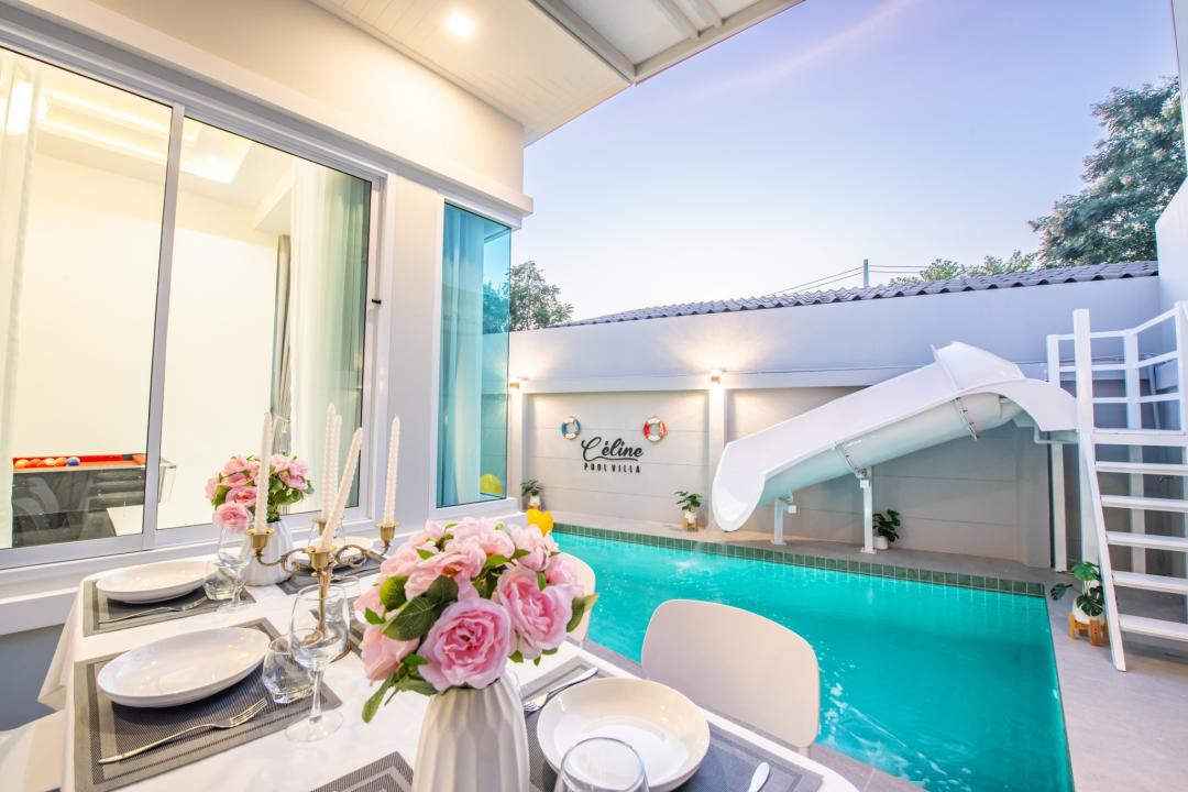 ขายพูลวิลล่าพัทยา ใกล้ทะเล ราคาดี พร้อมผู้เช่า 5.5 ล้าน | 70 ตร.ว