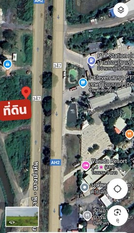 ขายที่ดินติดถนน347พระนครศรีอยุธยา 14-2-20 ไร่