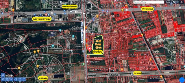 ขายที่ดินติดถนน​พุทธมณฑล ซื้อที่แถมปอด…ทำเลดี อยู่ตรงข้ามสวนพุท