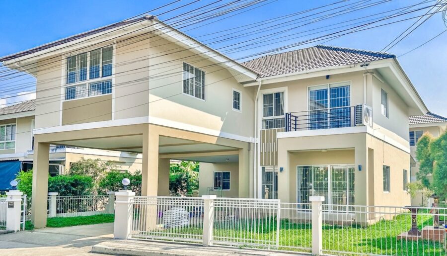 ขายบ้านราคาถูก โครงการกาญจน์กนกวิลล์ 13 น้ำโฮม สันกำแพง เชียงใหม่