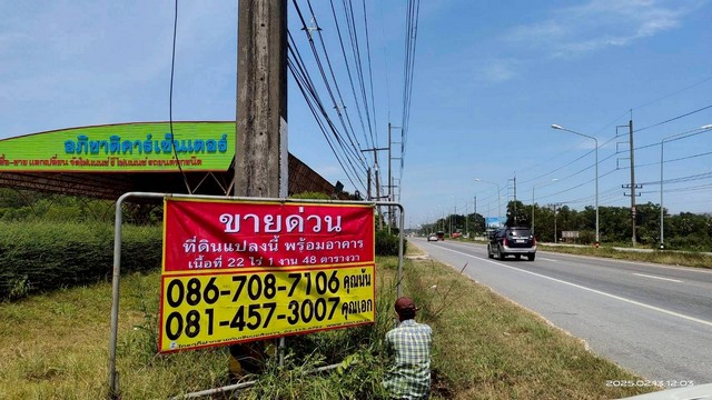 ขายที่ดินแปลงใหญ่ 22-1-48 ไร่ ติดถนนใหญ่สงขลา-นาทวี