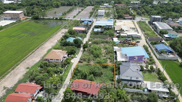 ขายที่ดิน แปลงสวย ถ.บ้านกล้วย อ.ไทรน้อย จ.นนทบุรี