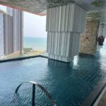 คอนโดริเวียร่า ชั้น12 ห้องริม วิวเมือง ห้องนอนมองเห็นทะเล