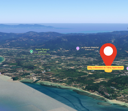 1 Rai Land for Sale in Taling Ngam Koh Samui Prime