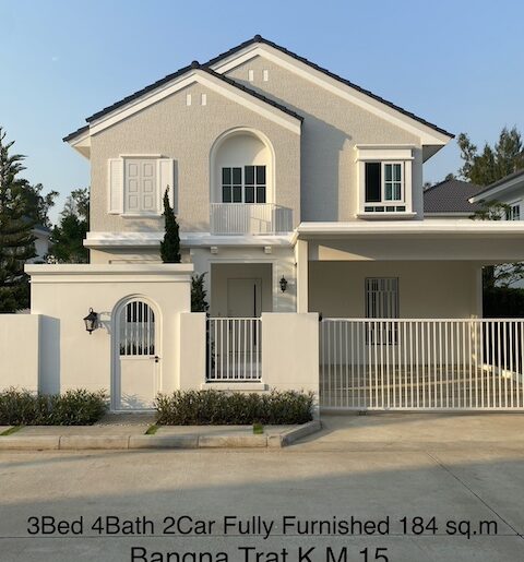 BH3598 บ้านเดี่ยวให้เช่า โครงการชัยพฤกษ์ บางนา กม.15