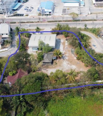 ที่ดิน 2 ไร่กว่า. ติด ถ.วงแหวนรอบ 2 ใกล้พรอมเมนาดา 3 นาที