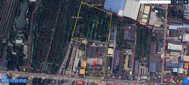 ขายที่ดินติดถนนผังสีม่วงกระทุ่มแบน รถเทรลเลอร์เข้า-ออกได้