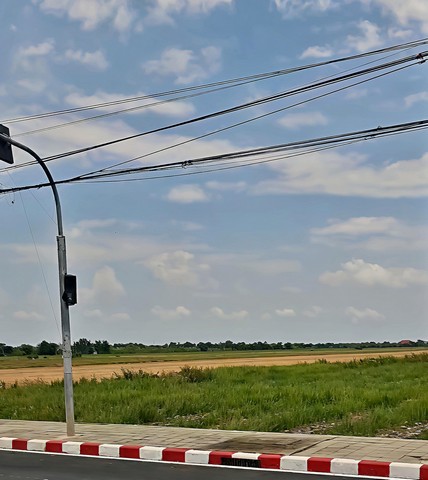 ขายที่ดินติดถนนคลองเก้า 9 หนองจอกกทม 43-0-15 ไร่