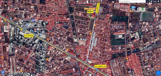 ขายที่ดินลาดพร้าว101 ซอย7 ที่ดินติดถนนลาดพร้าว101 ผังเมืองสีเหลือ