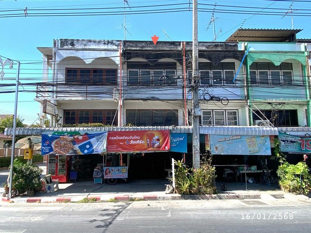 ขายอาคารพาณิชย์ 2 ชั้น ถ.พระยาสัจจา ต.บ้านสวน อ.เมืองชลบุรี จ.ชลบ