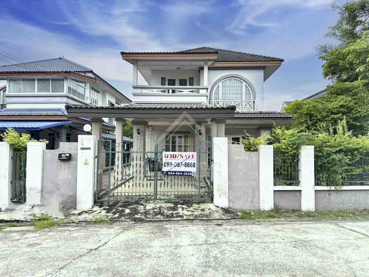 บ้านเดี่ยว 2 ชั้น หมู่บ้าน ปาริชาติ ถนน345 บางคูวัด ปทุมธานี