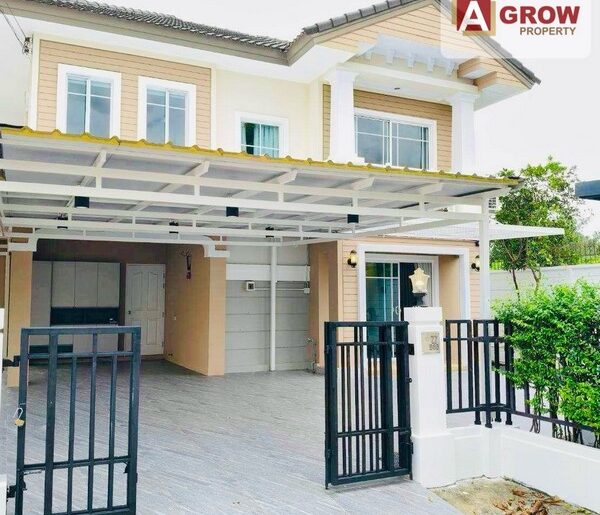 หมู่บ้านภัสสร วัชรพล-วงแหวน บ้านสวย เฟอร์นิเจอร์ครบพร้อมอยู่