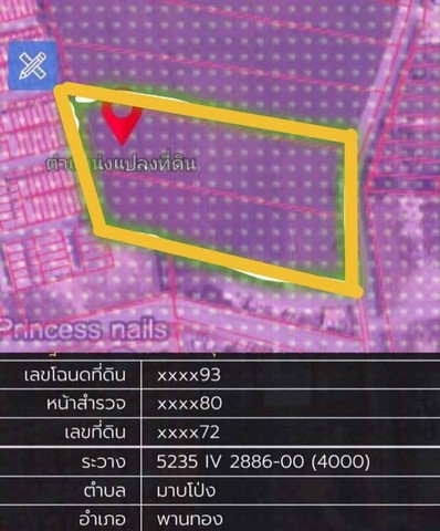 ขายที่ดินผังม่วงลายอมตะนครชลบุรี​ 14​ ไร่​ และ​ 6​ ไร่