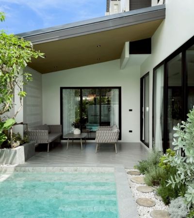 พูลวิลล่า บ้านเดี่ยว 2 ชั้น ในสไตล์ Modern Luxury ใกล้ ม.พายัพ 5