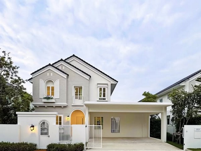 ให้เช่าบ้านเดี่ยวตกแต่งพร้อมอยู่ โครงการชัยพฤกษ์ บางนา กม.15