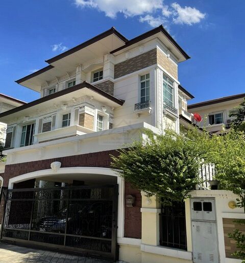 ขายบ้านเดี่ยว 3 ชั้น บ้านกลางกรุง เดอะนีซ รัชวิภา ใกล้ตลาดบองมาร์