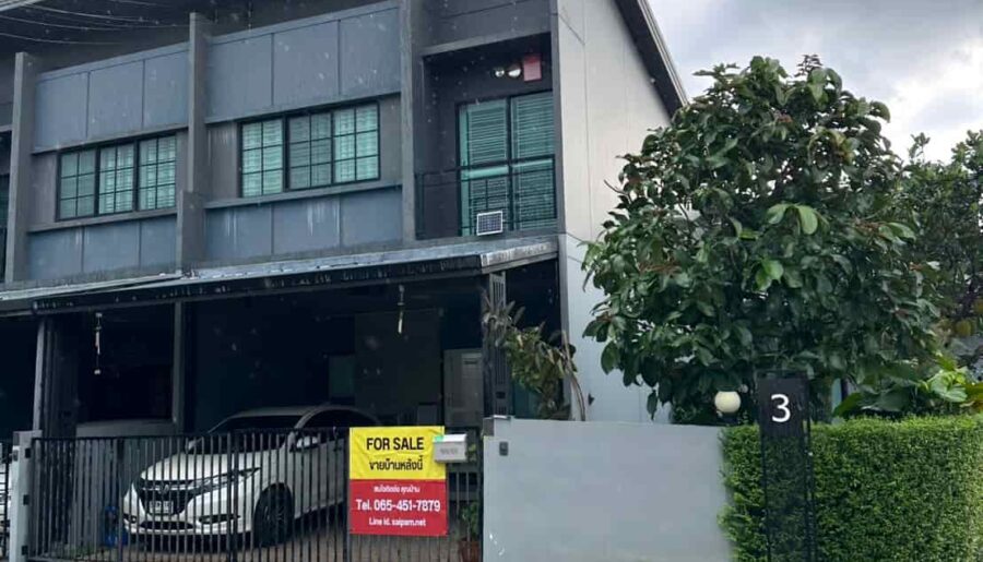 ขายทาวน์โฮม 2 ชั้น หลังมุม พร้อมอยู่ โครงการสิริเพลส รังสิต