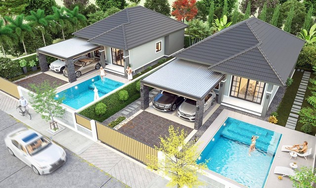 For Sales : Thalang, Brand New Thai Style Pool Villa, 3B2B