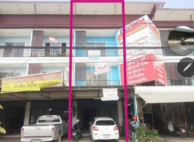 ขายตึกอาคารพาณิชย์3ชั้น 2น3น 4.3ล. แม่โจ้ สันทราย เชียงใหม่