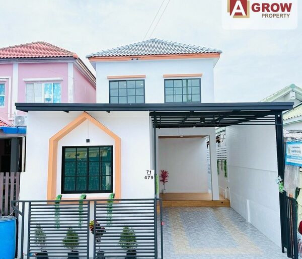 หมู่บ้านอมรทรัพย์ เลียบวารี 25 ถนนเมน รีโนเวทใหม่พร้อมอยู่