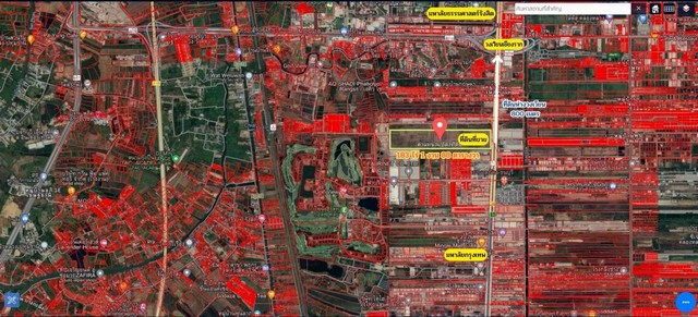 ขายที่เปล่าติดถนนพหลโยธิน ห่างแยกคลองหลวง 800 เมตร