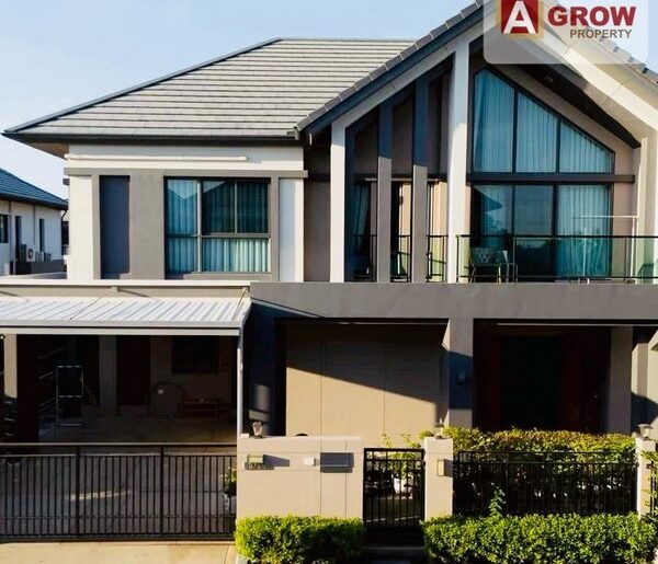 บ้านให้เช่าโครงการบางกอก บูเลอวาร์ด พระราม 9 หลังหัวมุมพร้อมเข้า