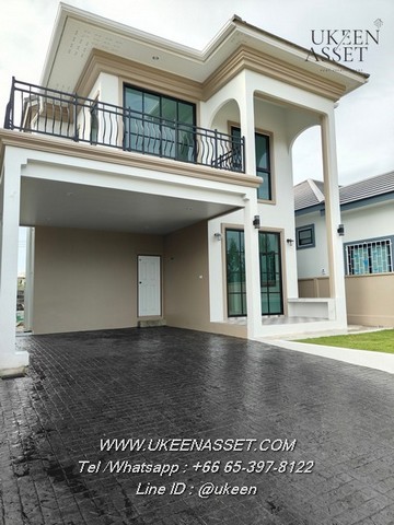 ขายบ้านเดี่ยว 50 ตร.ว เส้นริมอ่างเก็บน้ำหนองค้อ ศรีราชา เพียง 4.1