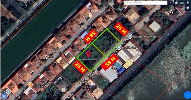 ขายที่ดิน 1 ไร่ ซ.ลำโพ11 บางบัวทอง ตรงข้ามอู่ลุงหนวด ใกล้ รร.สารส