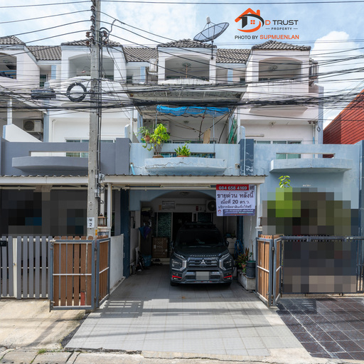 ขาย ทาวน์เฮ้าส์ 3 ชั้น 20ตร.ว. ซอยวัดเวฬุวนาราม 12 เเยกซอยเทพประท