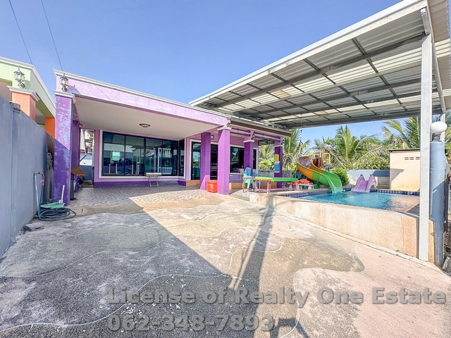 ขายบ้านพูลวิลล่า ชะอำ ใกล้ทะเลเพชรบุรี หัวหิน ราคาไม่แรง