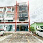 ให้เช่า อาคารพาณิชย์ หลังมุม ติดถนนเมน ม.ประชาสุข แสมดำ พระราม 2