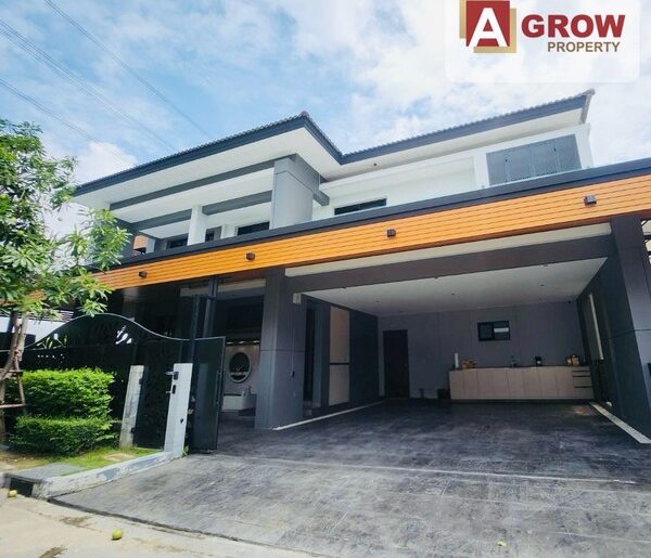 ให้เช่าหมู่บ้านเดอะซิตี้ บางนา กม.7 บ้านสวย ตกแต่งพร้อมเข้าอยู่ได