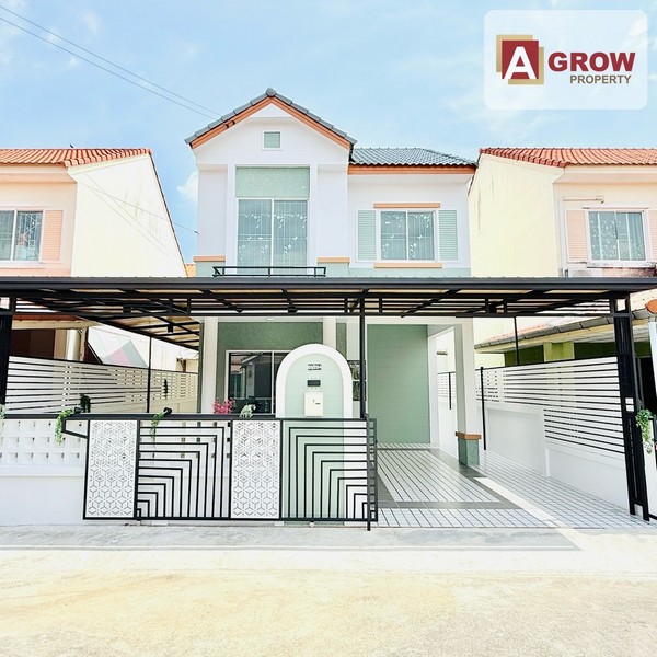 หมู่บ้านนันทวัน 10 เลียบวารี 37 รีโนเวทใหม่ แต่งจัดเต็ม พร้อมเข้า