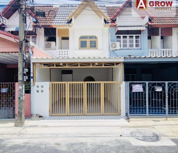 หมู่บ้านเด่นชัย บางเมือง บ้านสวย ตกแต่งครบ พร้อมเข้าอยู่