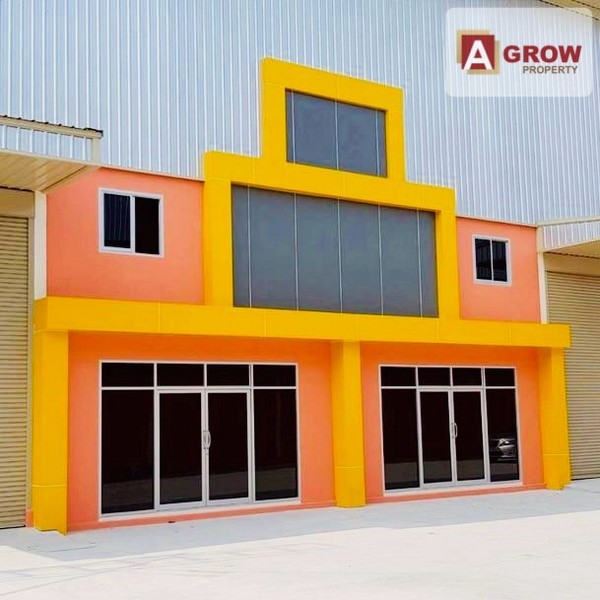 ให้เช่าโรงงาน พื้นที่รวม 466 ตร.ม. แพรกษา ฝังสีม่วง
