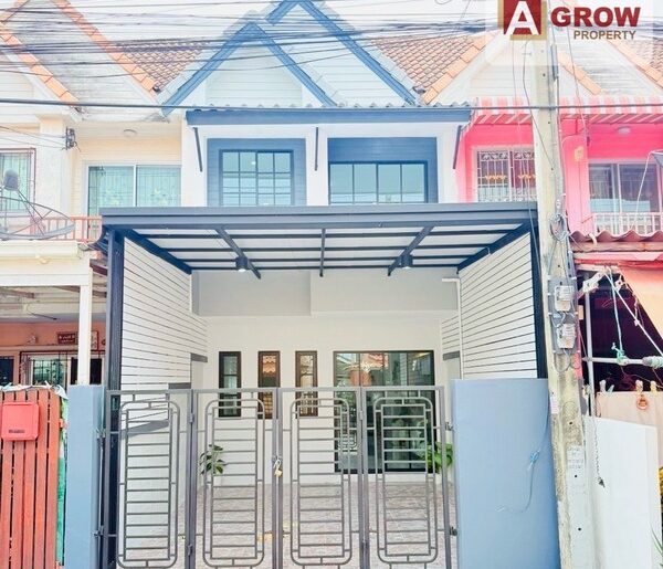 หมู่บ้านรัชธานี 6 ซอยสายไหม 56/2 ถนนเมน ตกแต่งครบพร้อมเข้าอยู่