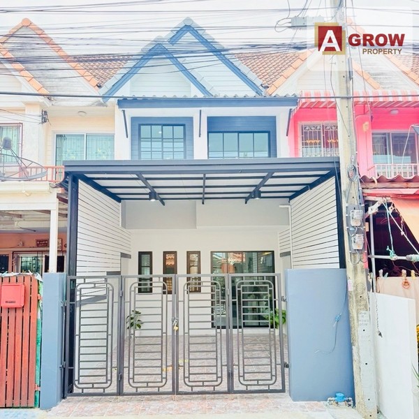 หมู่บ้านรัชธานี 6 ซอยสายไหม 56/2 ถนนเมน ตกแต่งครบพร้อมเข้าอยู่