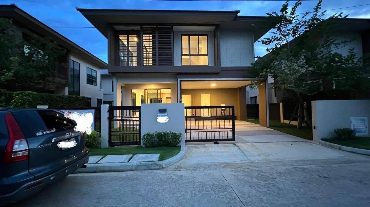 ให้เช่าบ้านเดี่ยว บุราสิริ กรุงเทพกรีฑา เช่า 120,000 บาท 56 ตร.ว