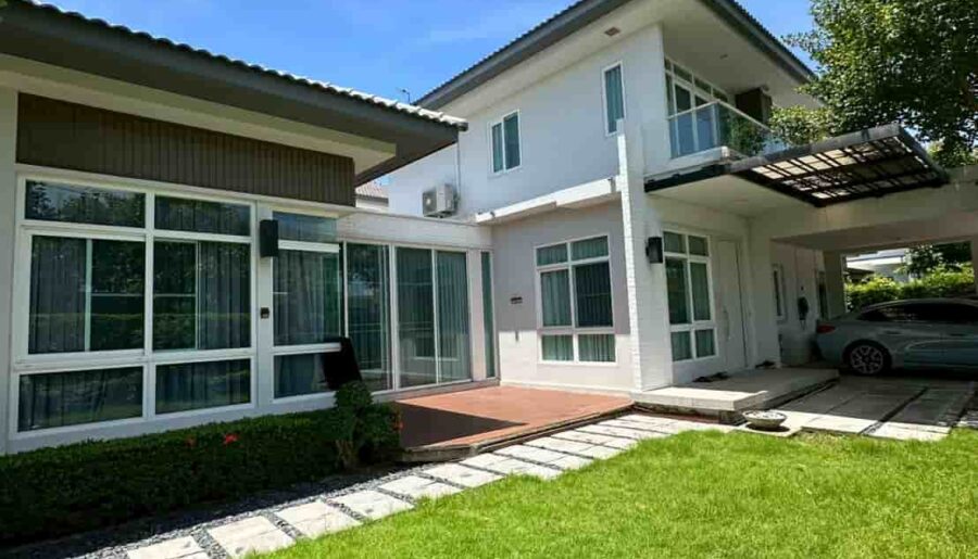 ขายบ้านเดี่ยว หมู่บ้านมัณฑนา วงแหวน–บางบอน บ้านสวย สภาพดี พร้อมเข้าอยู่