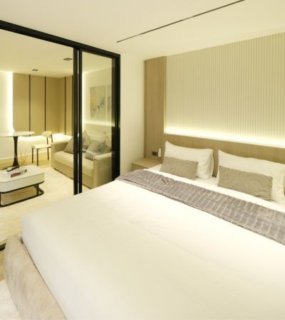 ศรีธนาคอนโด 2 ห้องใหม่สไตล์ Modern Cozy วิวภูเขาสวย เฟอร์ฯบิวท์อิ