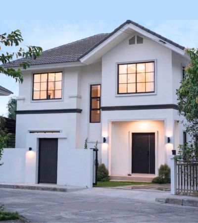 กาญจน์กนกวิลล์ 3 บ้านในโครงการ ตกแต่งครบ พร้อมสวนสไตล์อังกฤษ