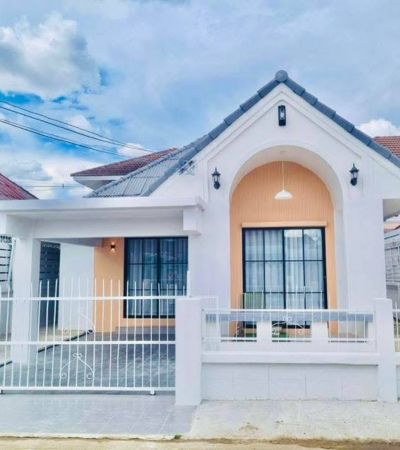 บ้านเดี่ยว ใกล้แยก บิ๊กซีแม่เหียะ หลังแม็คโคร หลังนี้ ทรง มินิมอล