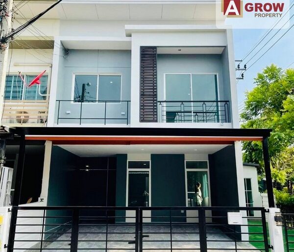 หมู่บ้านฮาบิเทีย วงแหวน-รามอินทรา หลังมุมบรรยากาศดี ตกแต่งครบพร้อ