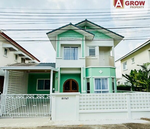 หมู่บ้านฟ้าปิยรมย์ ลำลูกกาคลอง 6 เฟส 7 ตกแต่งครบพร้อมอยู่